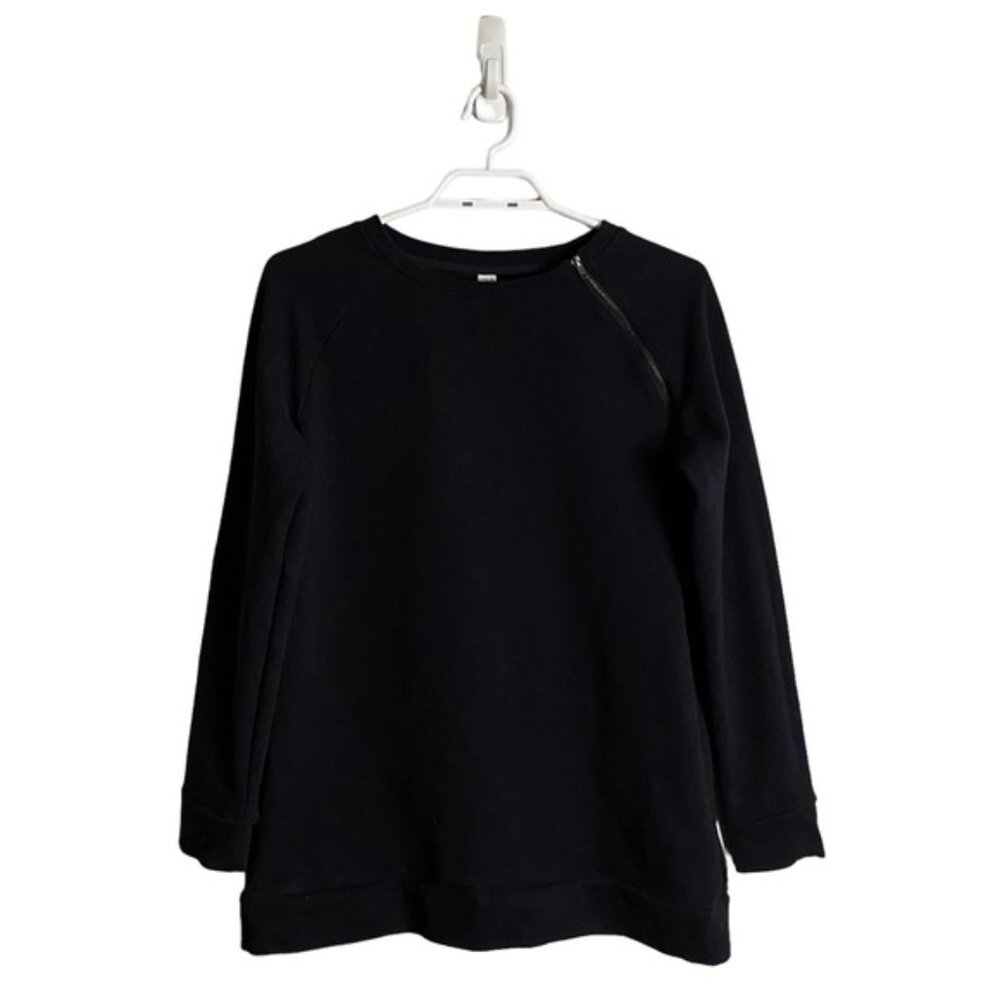 Lole Women's Black Long Sleeve Crewneck Sweatshirt